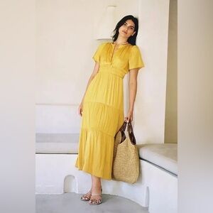 Somerset Maxi Dress in Mango